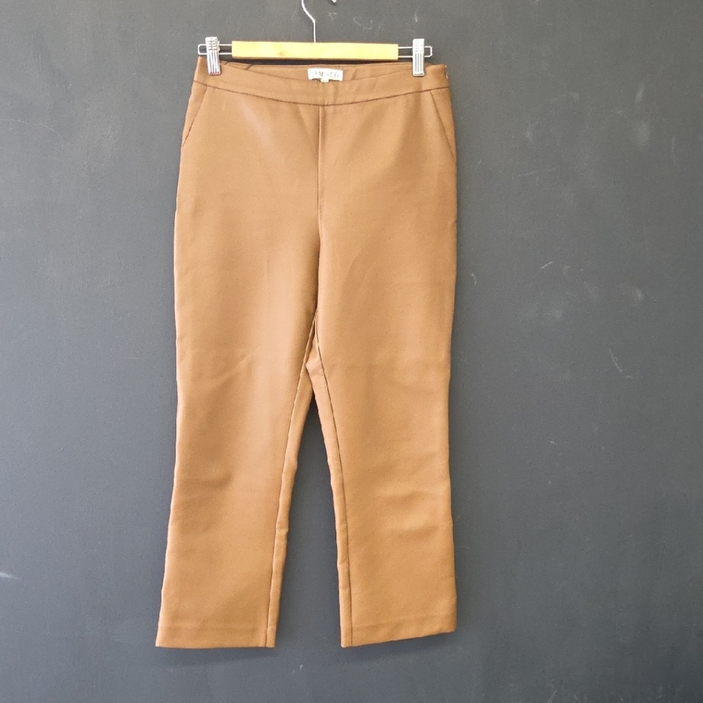 Elegant Tan Ankle Pants